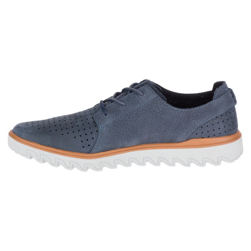 Basket Merrell Downtown Lace Bleu Marine Homme | C.H.DIYX